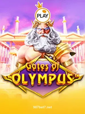 Imagem do jogo Gates of Olympus na plataforma 987bet